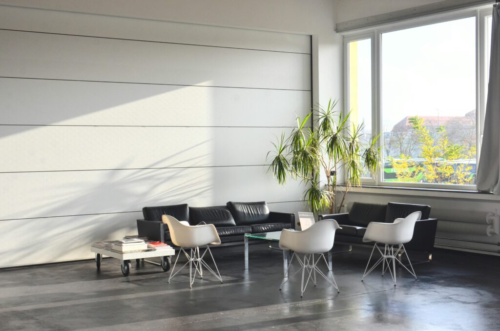Helles Wartezimmer leer
